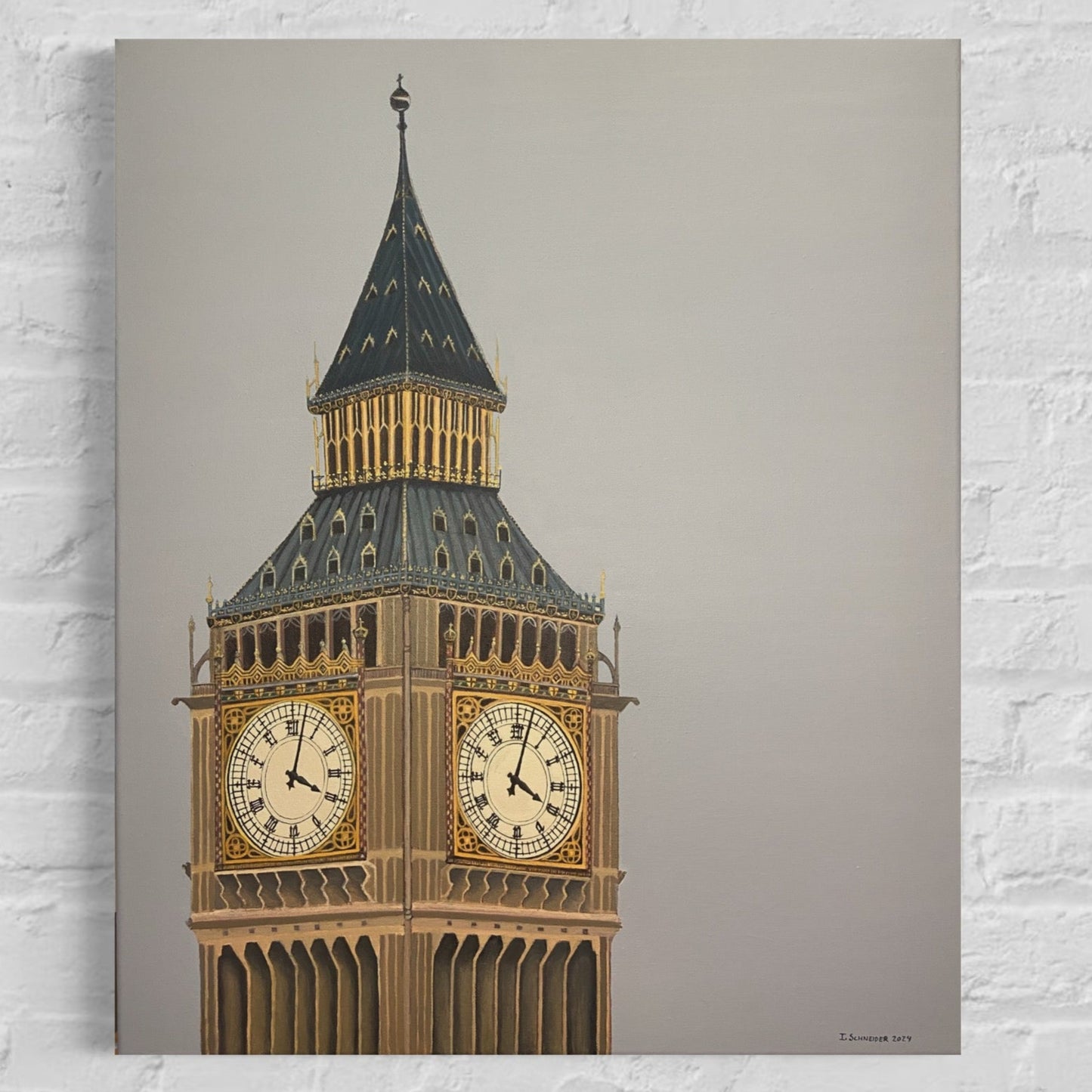 “Big Ben Clock Tower" (50X60cm)