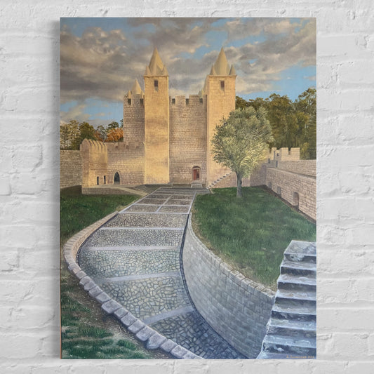 "The castle of Santa Maria da Feira" (60X80cm)